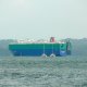 104- Aupaluk et Ushuaia croisant un cargo 